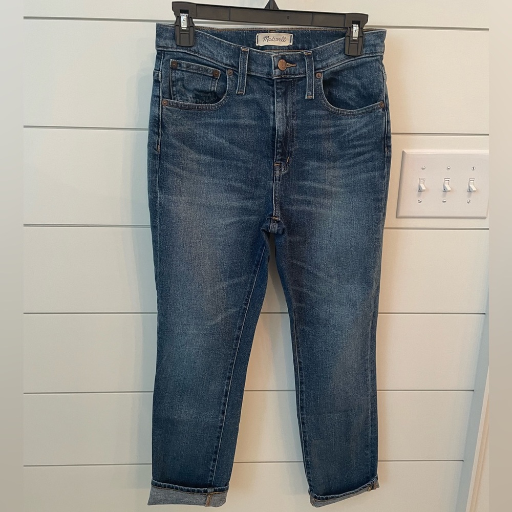Madewell size 25p The High Rise Slim Boy Jean.